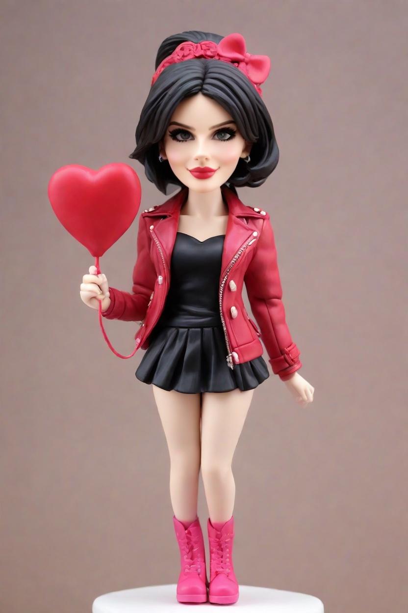 Custom Valentine's Cheeky Bobblehead,She's Winking! Create Your Cheeky Valentine Bobblehead