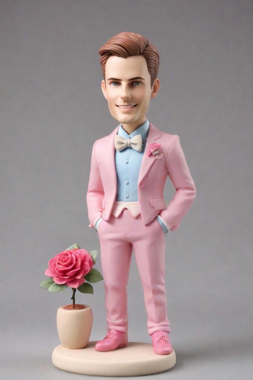 Custom Bobblehead Dolls: A Heartfelt Valentine's Day Surprise for the Love of Your Life,He Made His Own Bobblehead Doll for Valentine's Day and It's Adorably Romantic!