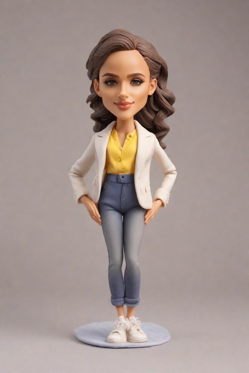custom Corporate Chic Bobblehead,She's Unveiling Her Chic Bobblehead