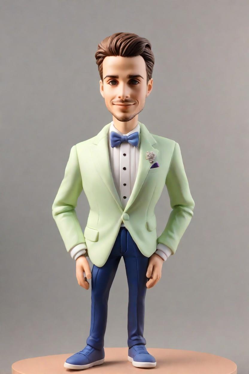 custom Sports Victory bobblehead,He Just Created His Own Playful Wink Bobblehead!