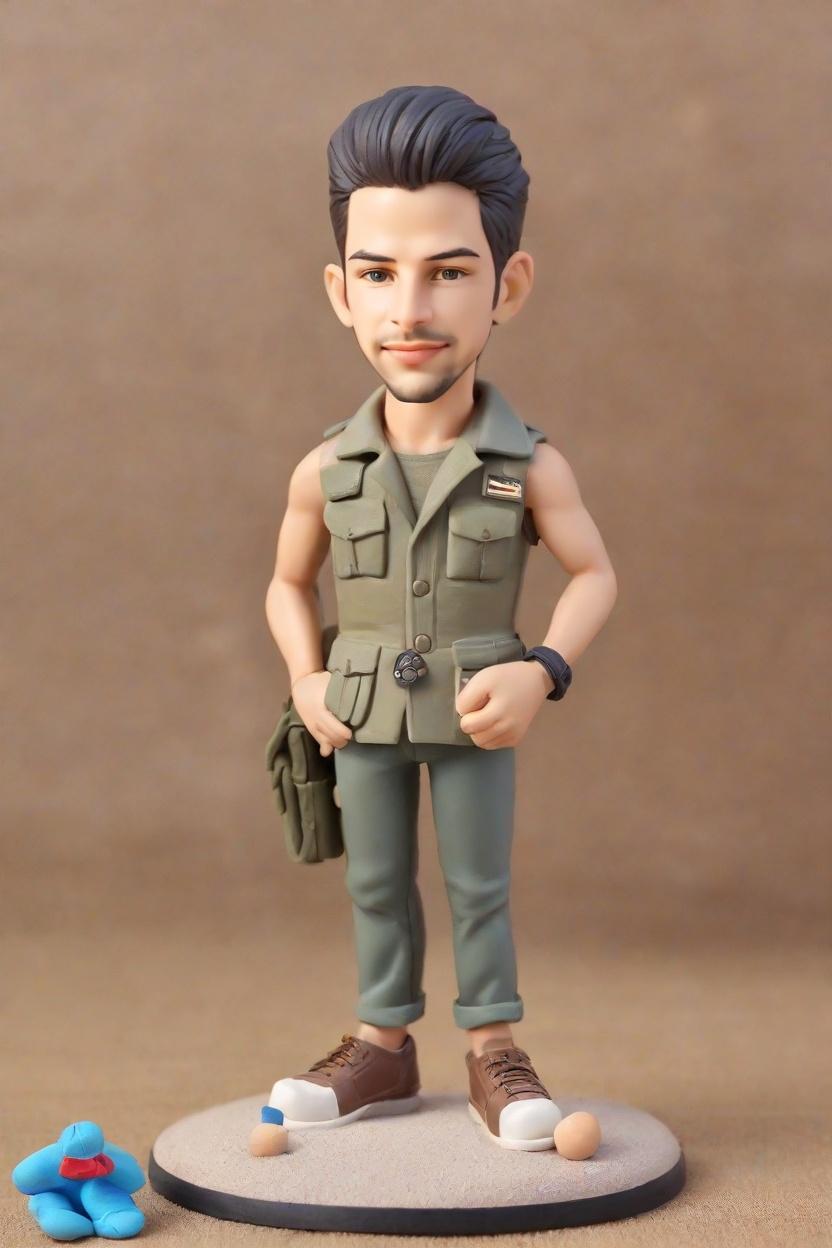 Heroic Duty Custom Bobblehead,John Shares His Make Your Own Bobblehead Doll Journey