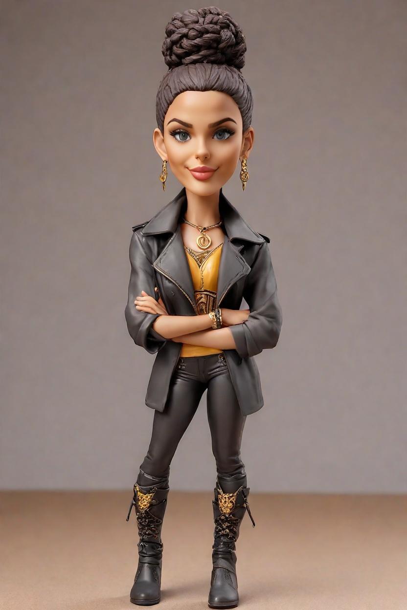 Custom Action Heroine Bobblehead,She Created Her Own Wakandan Warrior Bobblehead!