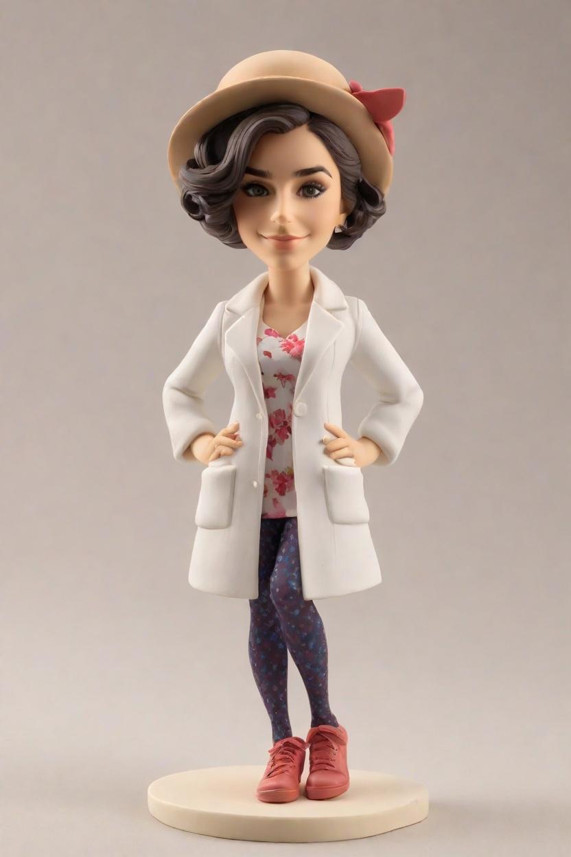 Sassy Scientist Custom Bobblehead,She Created a Sassy Bobblehead Lookalike!