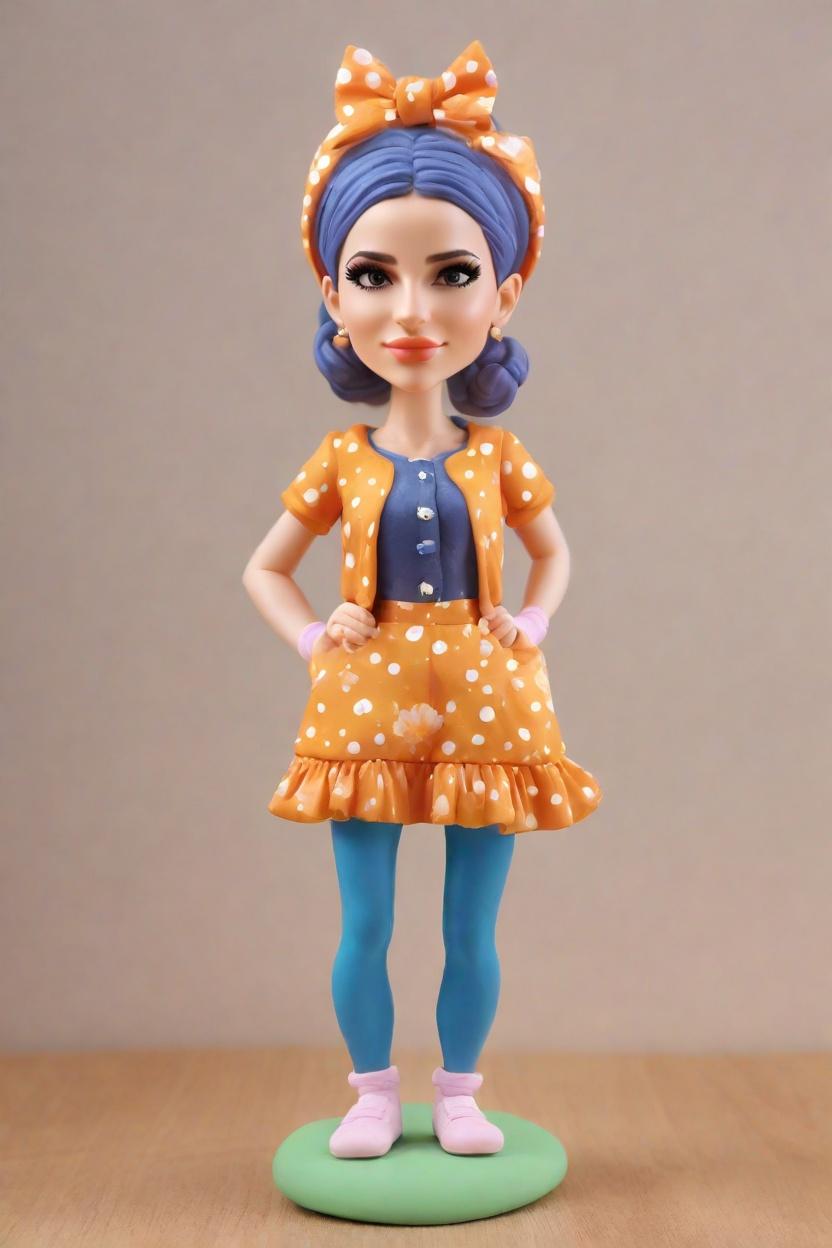 Custom Garden Chic Bobblehead,She's Got a Secret: Create Your Own Cheeky Garden Bobblehead