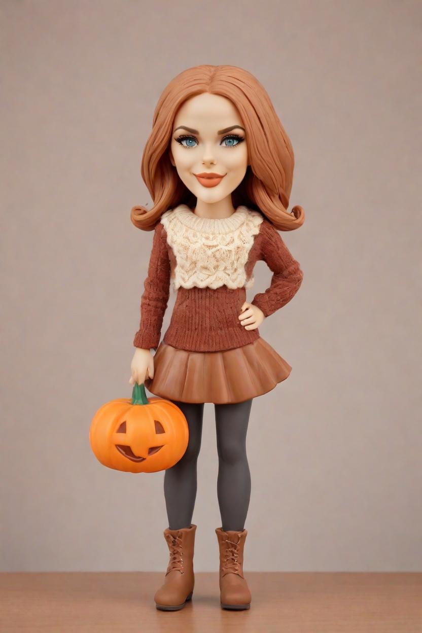 Festive Fashion Statement: Personalized Bobblehead Dolls That Turned Thanksgiving into a Trend,She’s Got Swagger: How @ThankfulTasha Turned Her Thanksgiving Feast into a Bobblehead Masterpiece