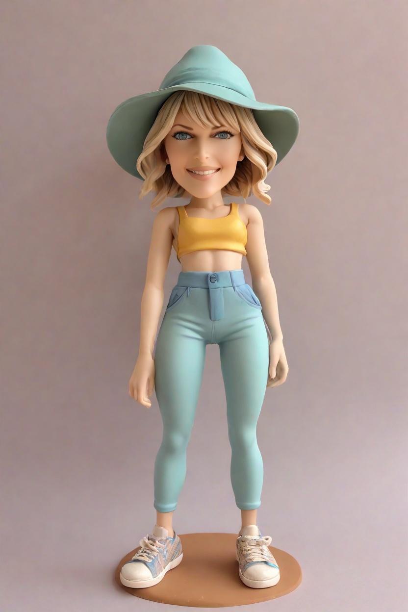 custom Sporty Chic Bobblehead,She Created Her Sporty Chic Bobblehead Doll!