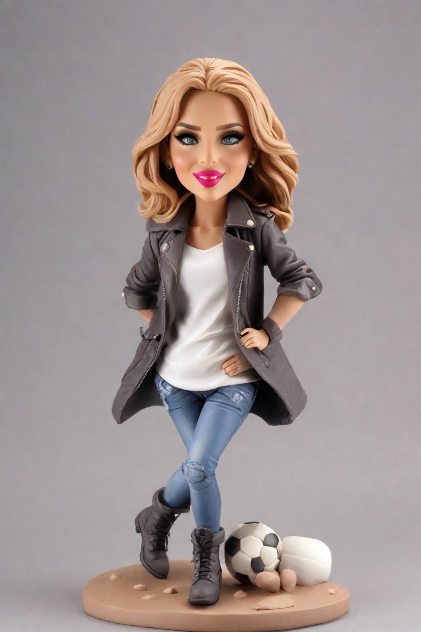 custom Sports Heroine Bobblehead,She Created Her Own Arsenal-Inspired Bobblehead Doll!