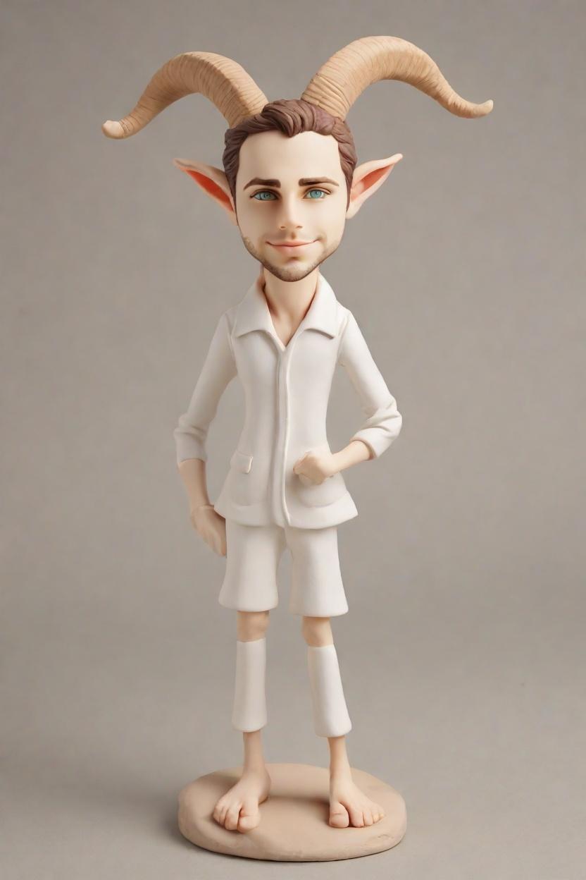 custom Corporate Mascot Goat bobblehead,John Shares His Epic Goat Bobblehead Creation