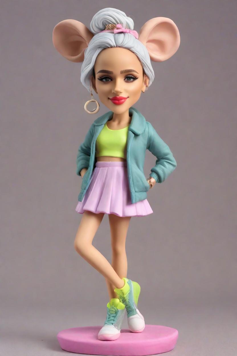 Custom Travel Chic Bobblehead,She Created Her Own Chic Travel Bobblehead! 🌍👯‍♀️