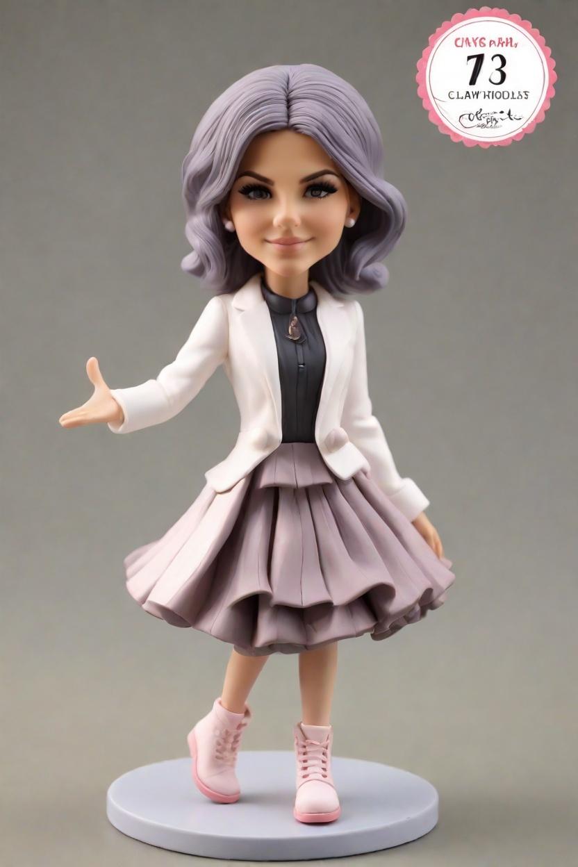 Custom Playful Chic Bobblehead,She’s Got Swagger: Create Your Own Bobblehead Doll