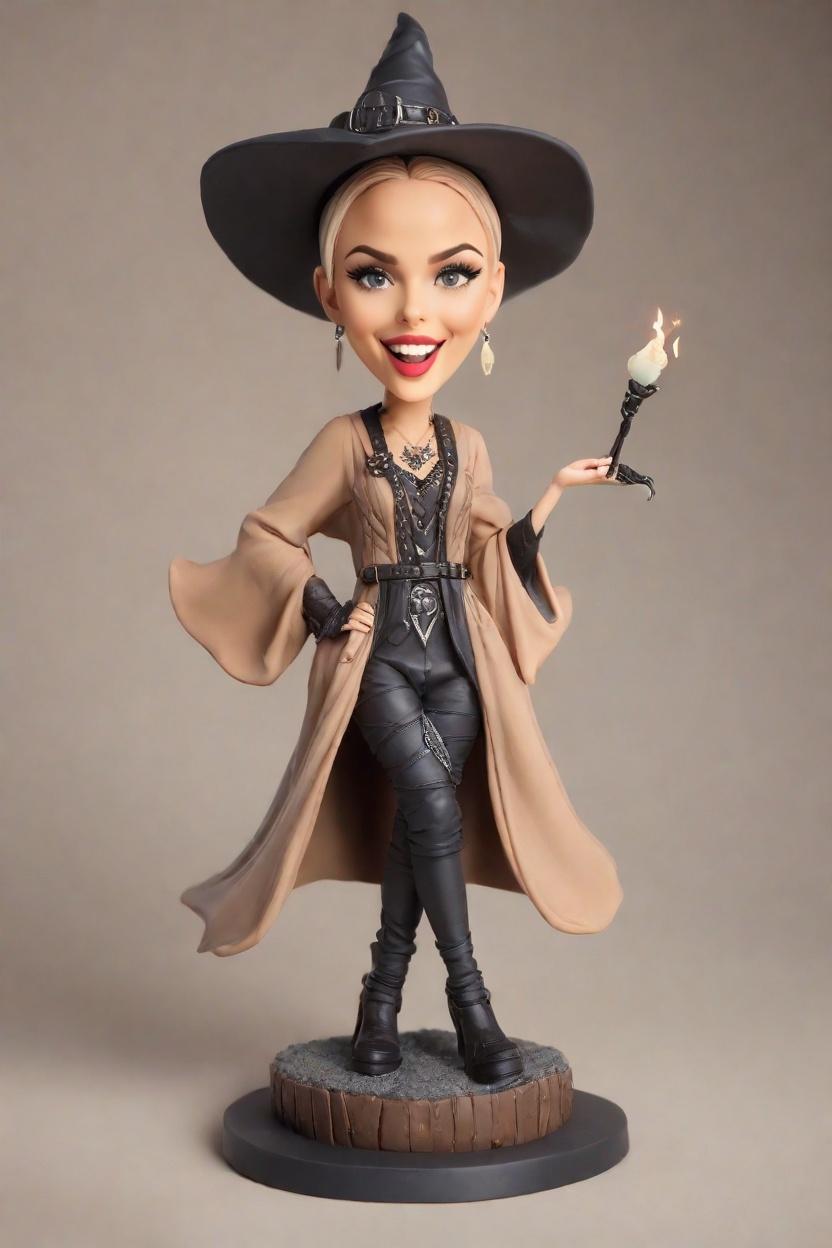 Custom Hogwarts Punk Bobblehead,She Casts a Spell: Make Your Own Bobblehead Doll