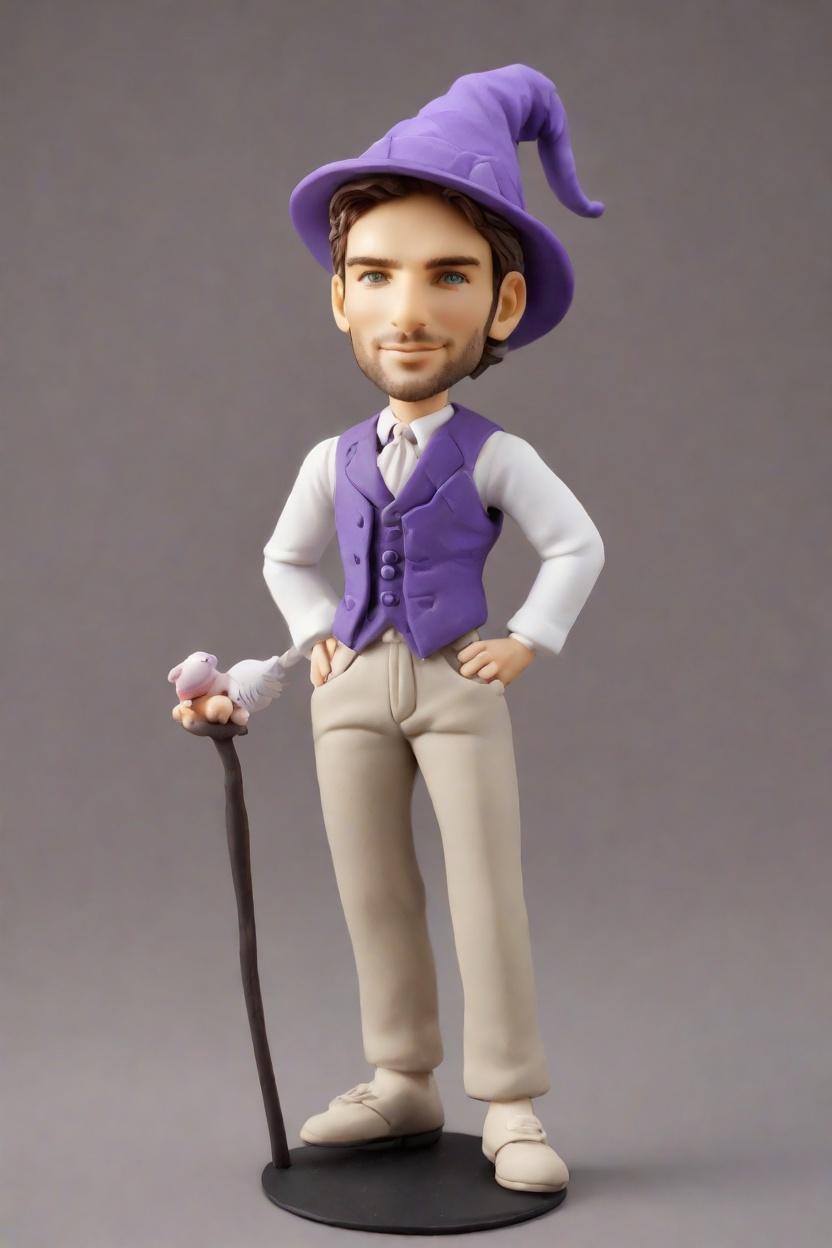 Discovering the Magic: A Fashionable Wizard Figurine Review,My Magical Adventure with the Mystical Bobblehead