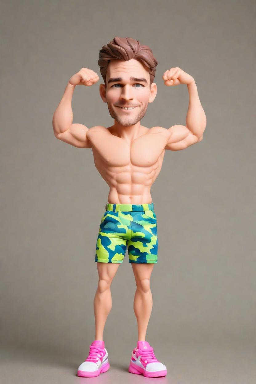 Custom Fitness Fun Bobblehead,John Shares His Make Your Own Bobblehead Flexing Journey