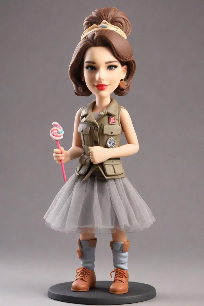 Custom Police Chic Bobblehead,She's Making Her Own Police Chic Bobblehead Doll!