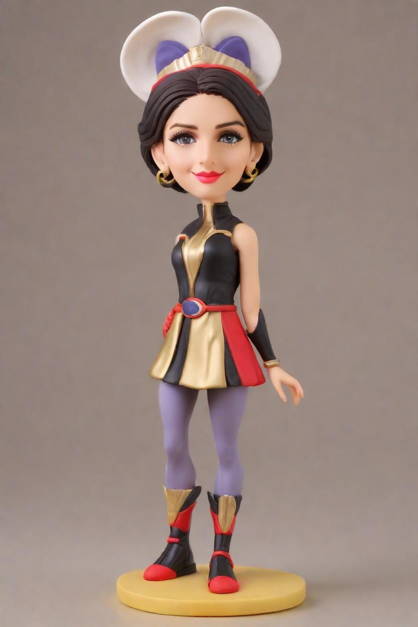 Custom Heroic Female Bobblehead,She Created Her Own Superhero Bobblehead! 🦸‍♀️
