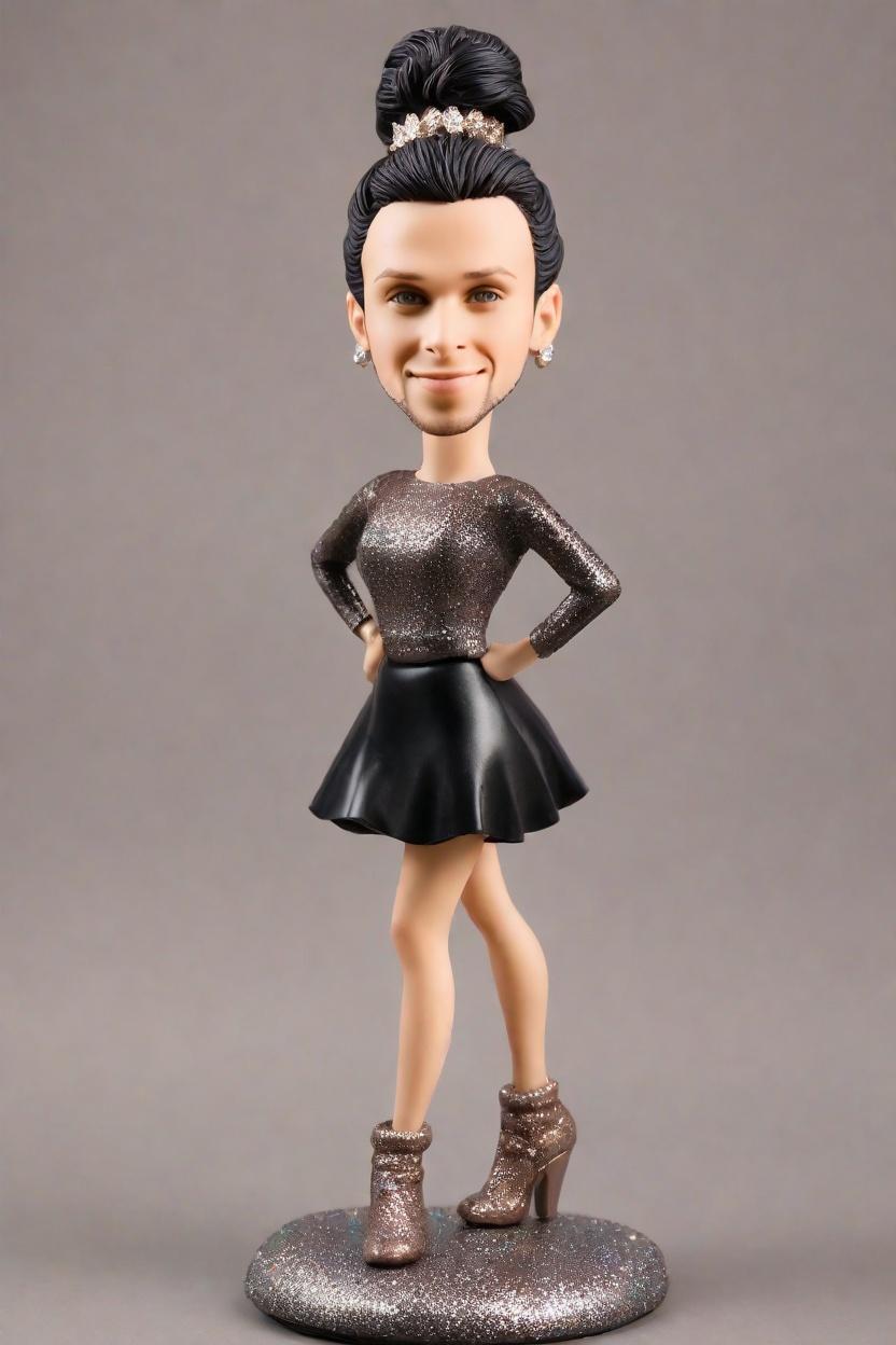 Custom Gaming Star Bobblehead,He Transformed His Gaming Look into a Bobblehead!
