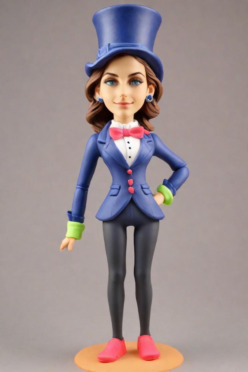 Custom Cheeky Tale Bobblehead,She's Unveiling Her Cheeky Tale Bobblehead!
