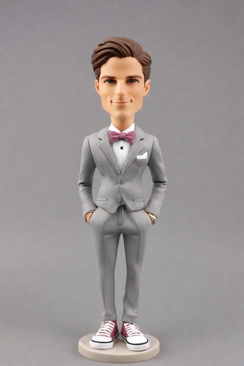 The Confident Stance: A Pinstripe Suit Story with a Twist,From Boardroom to Breakroom: My Mini-Me's Unexpected Role