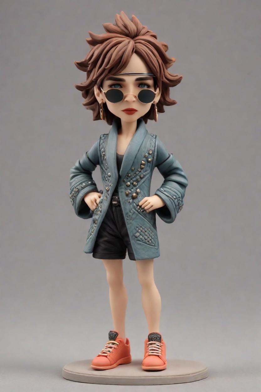 Casual Cool Custom Bobblehead,John's Epic Anime-Inspired Bobblehead Creation
