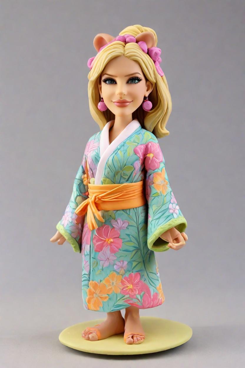Custom Retirement Celebration Bobblehead,She Created Her Own Cheerful Retirement Bobblehead!