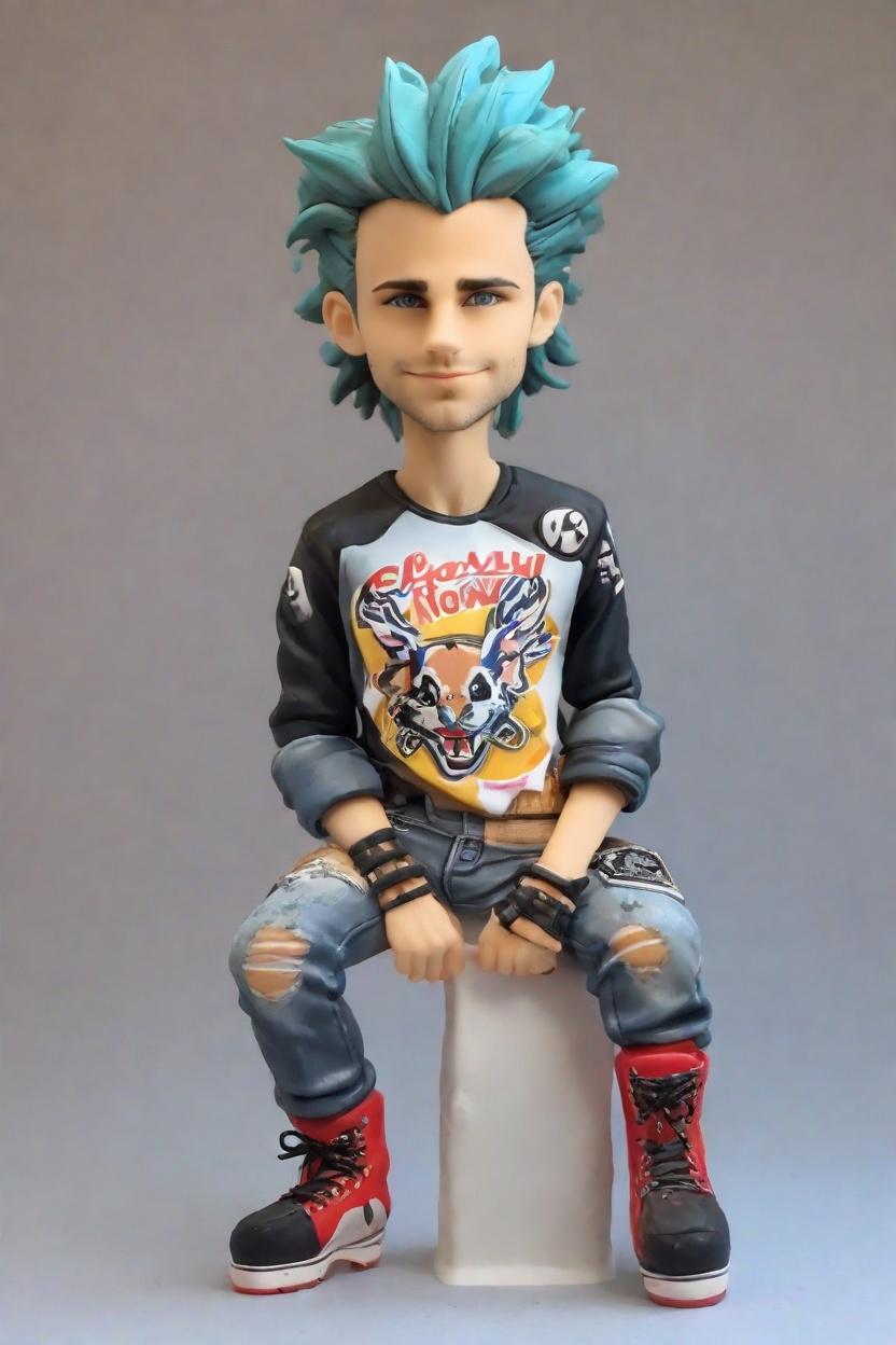 Custom Hockey Hero Bobblehead,He's Crushing It: My Punk-Rock Hockey Bobblehead