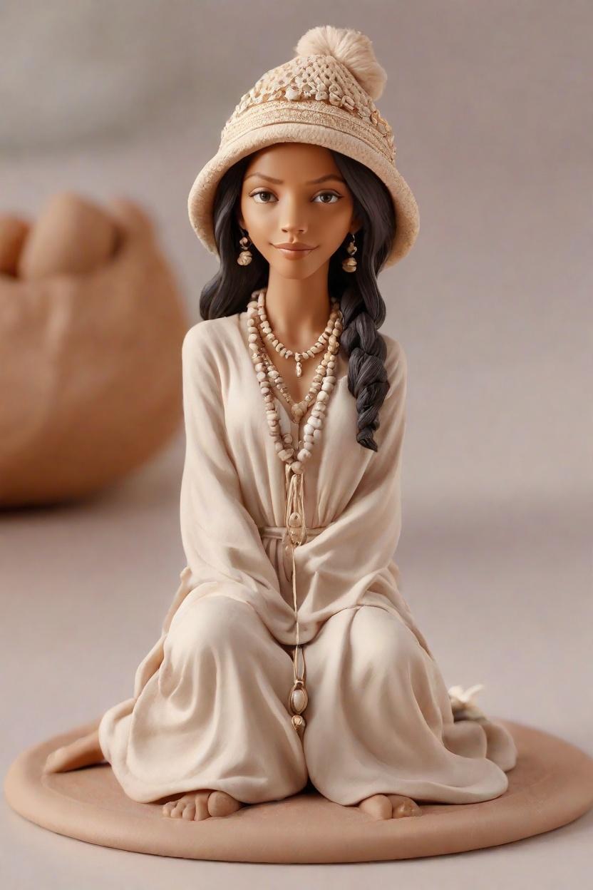 Custom Zen Meditation Bobblehead,She Created Her Zen-Inspired Bobblehead Doll