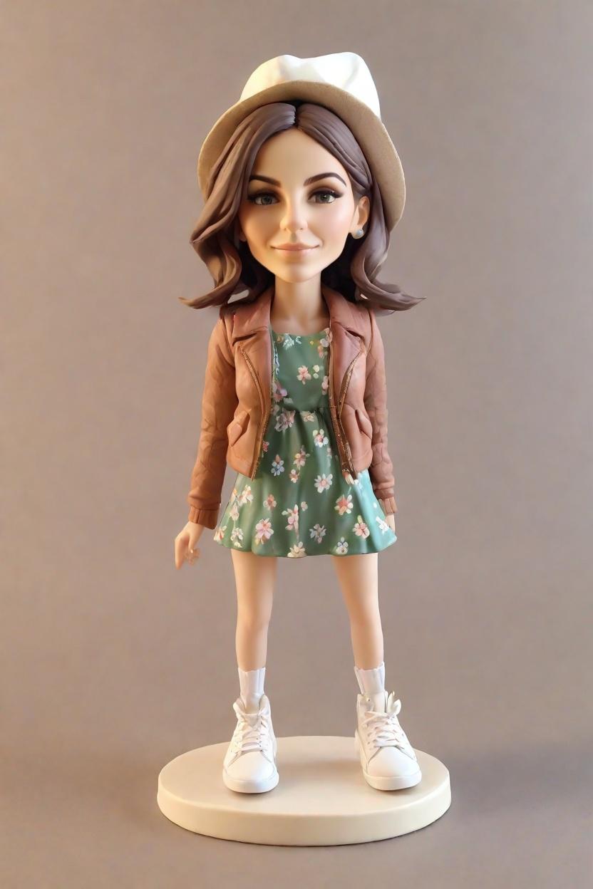 Fashion Meets Fun: A Bobblehead for the Stylish and Playful,Her Social Media Moment: A Cheeky Anniversary Bobblehead Story
