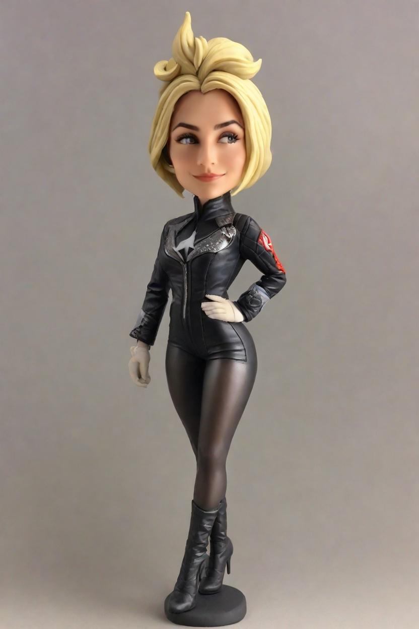 Heroic Custom Superhero Bobblehead,She’s My Hero: Crafting a Custom Bobblehead Doll
