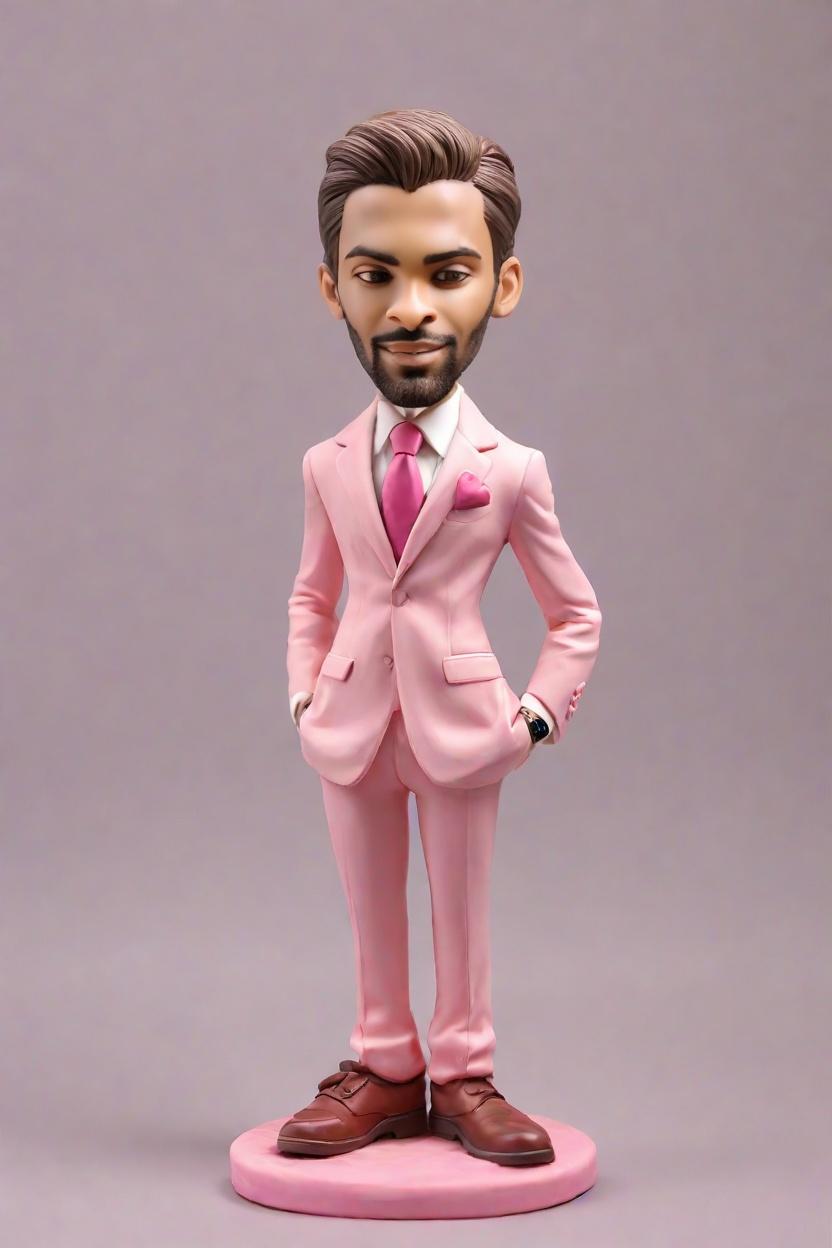 Custom Cheeky Valentine Bobblehead,He Just Made His Own Cheeky Valentine Bobblehead! 💖😜