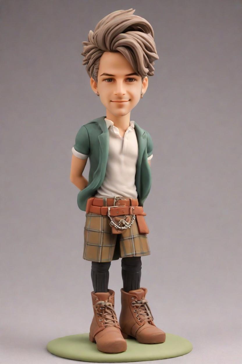 Custom Punk Rocker Bobblehead,He Just Created His Punk Rocker Bobblehead! 🤘
