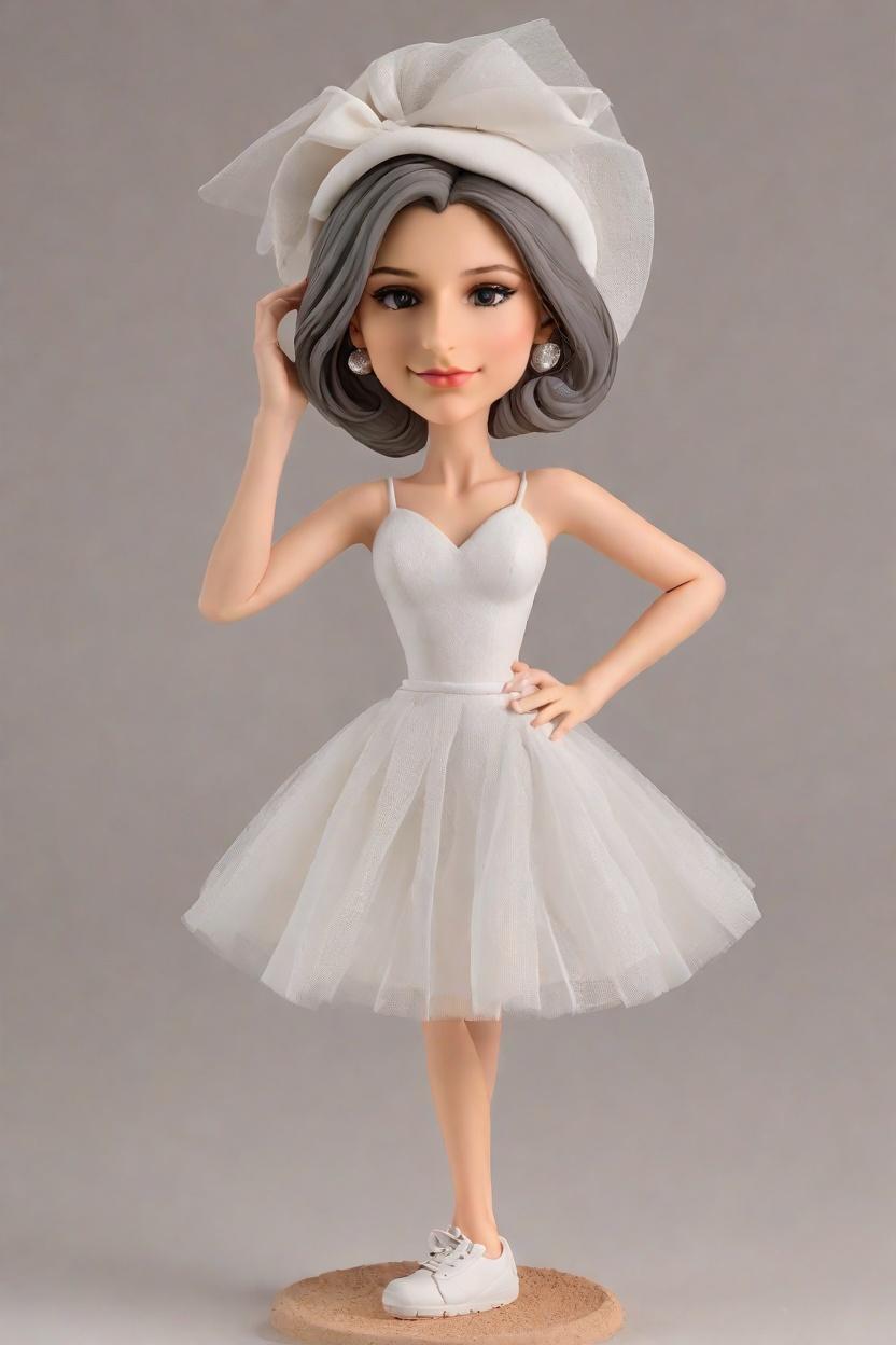 The Ultimate Graduation Gift: A Personalized Bobblehead That Captures the Spirit,She Did It! A Grad's Joyful Leap into the Future with a Mini-Me Figurine