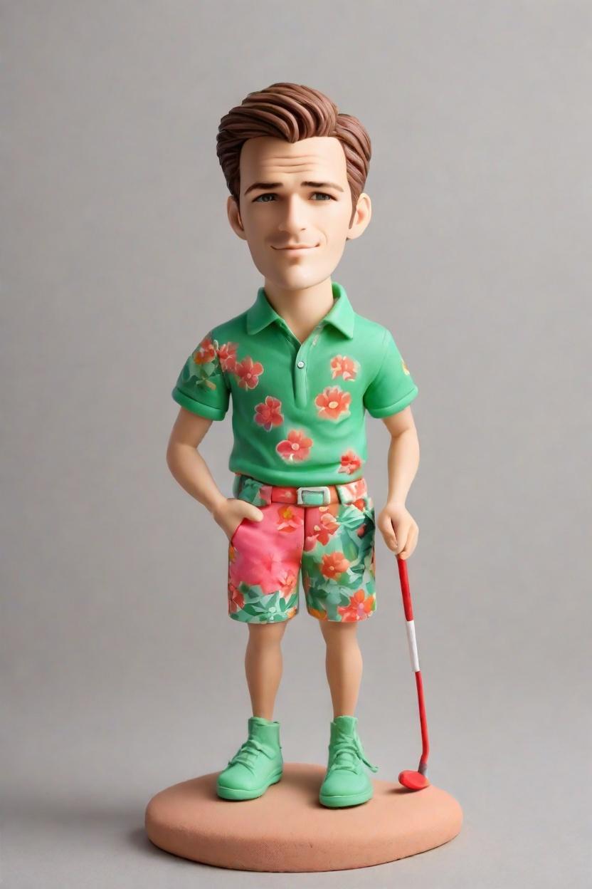 Custom Golfing Fun Bobblehead,John Shares His Playful Golf Bobblehead Creation