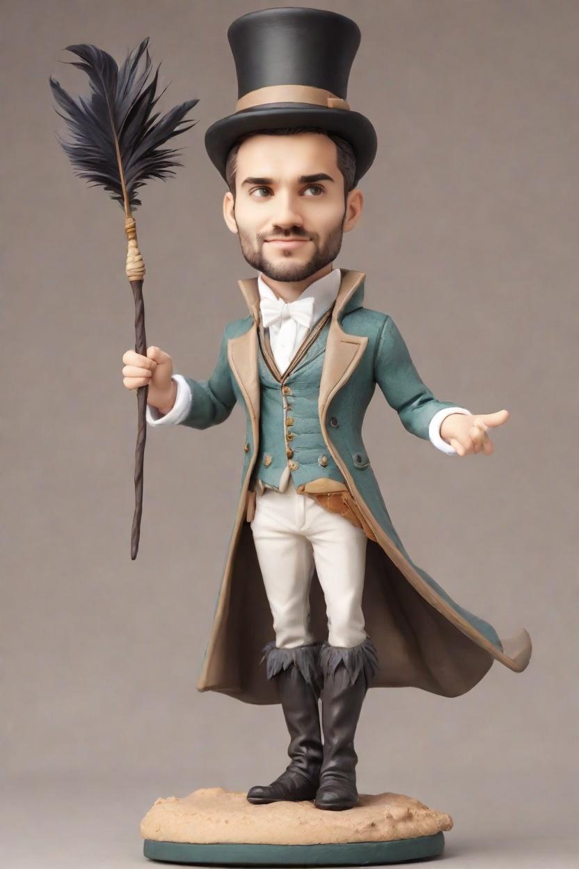 custom Fantasy Adventure bobblehead,He Casts a Spell: Create Your Own Bobblehead