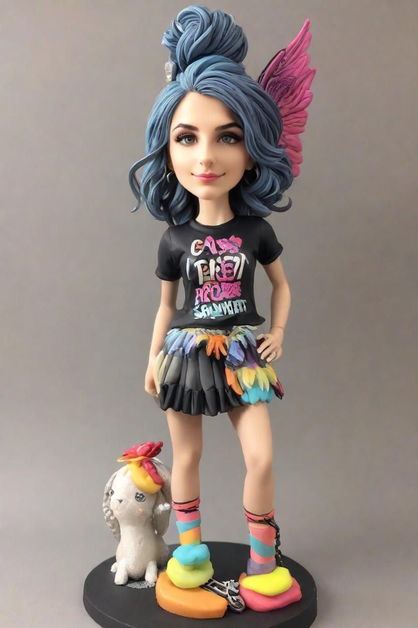 Custom Sassy Fantasy Bobblehead,She Created Her Own Sassy Fantasy Bobblehead Doll