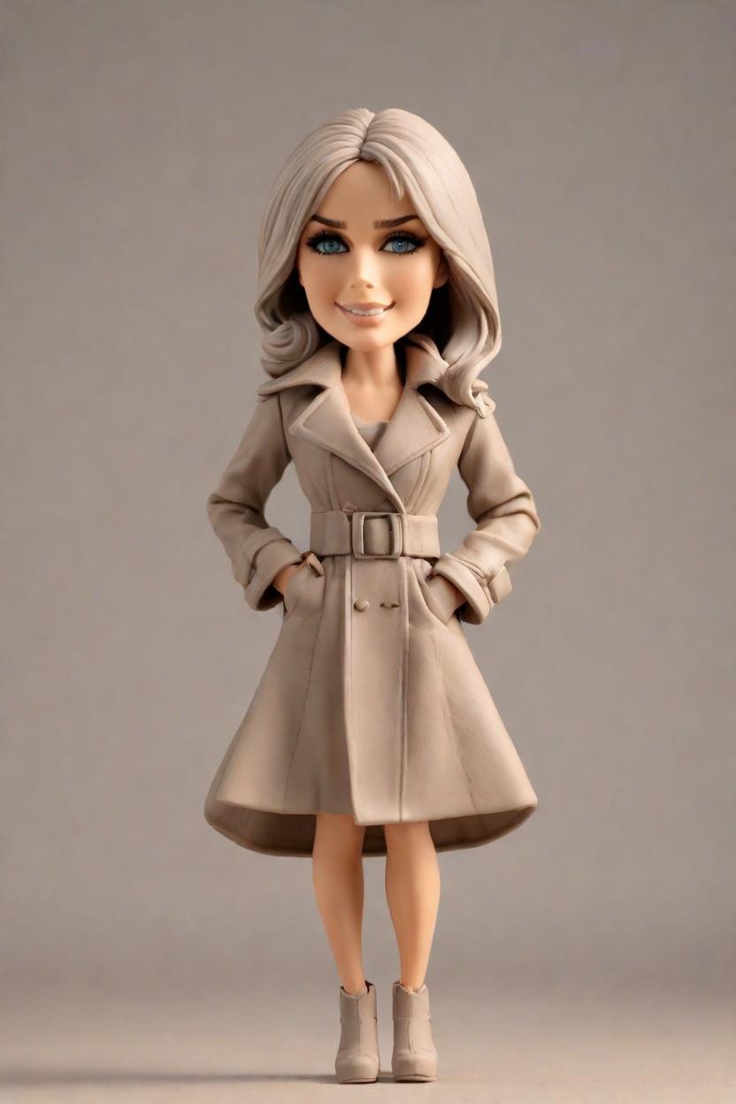 Custom Stealthy Spy Chic Bobblehead,She Created Her Own Spy Bobblehead Doll!