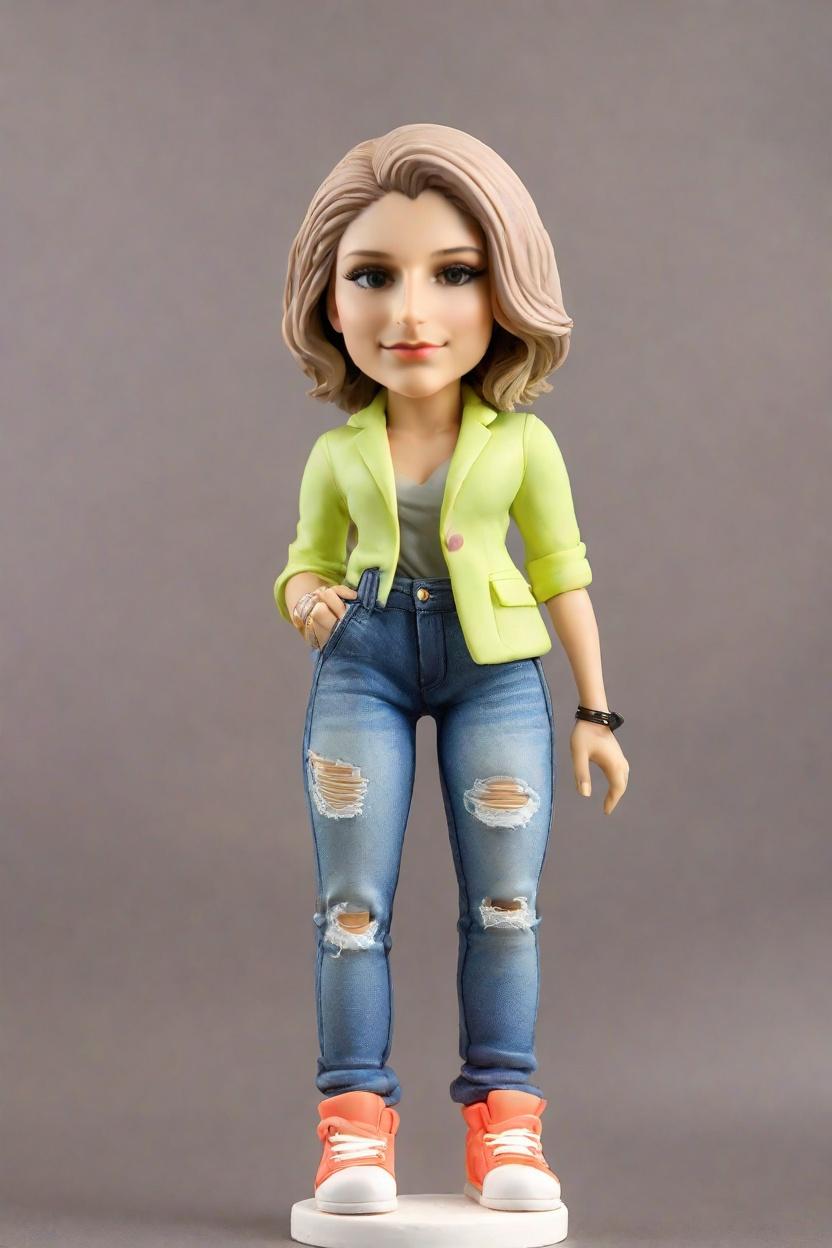 custom Office Power bobblehead,She's Crushing It: Create Your Own Bobblehead Doll