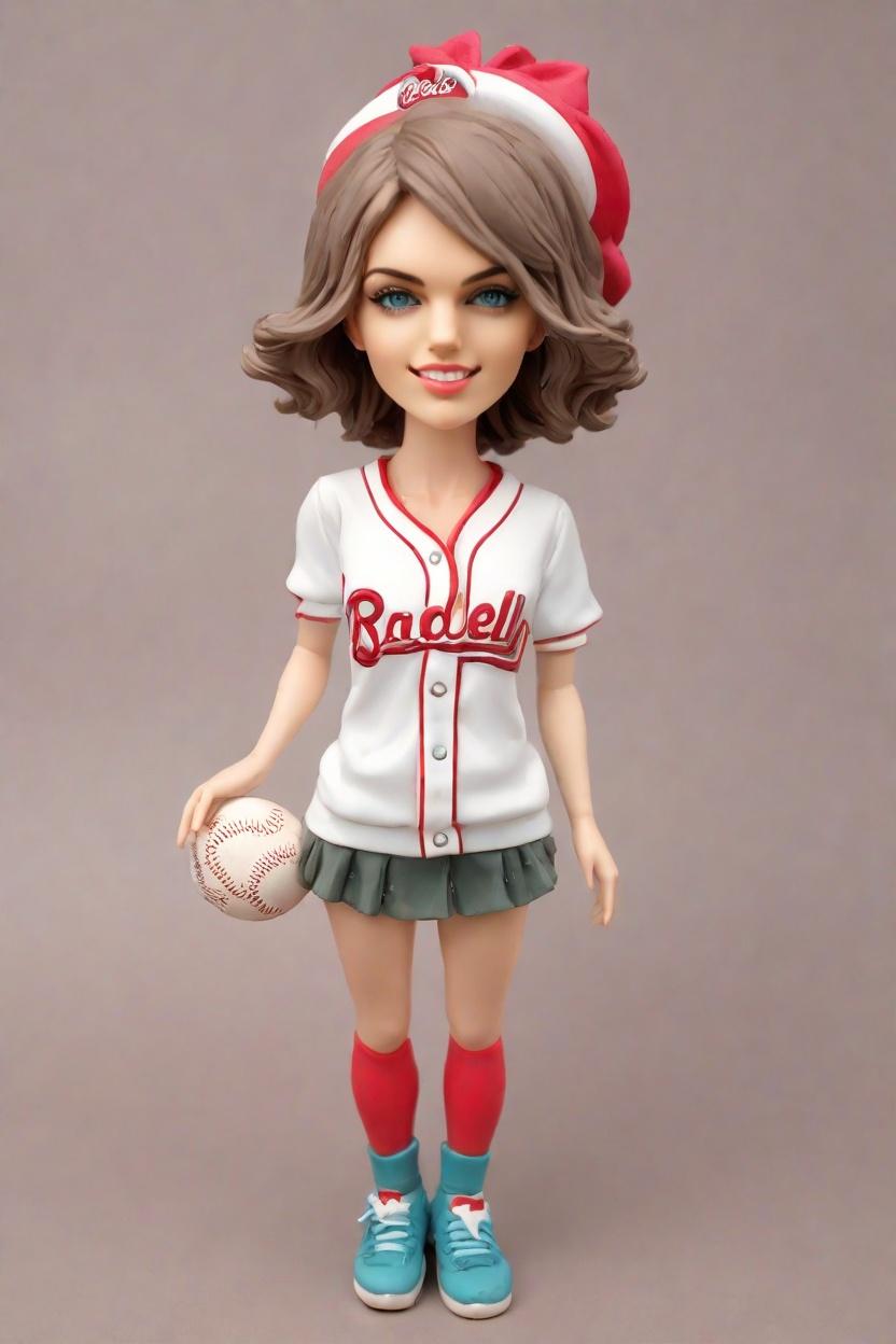 Custom Sports Chic Bobblehead,She's Making Her Own Bobblehead Doll in Tutu!