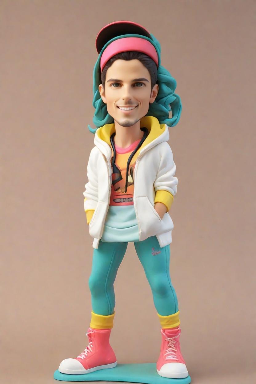 Custom Warrior Yoga Bobblehead,John Shares His Epic Yoga Pose Bobblehead