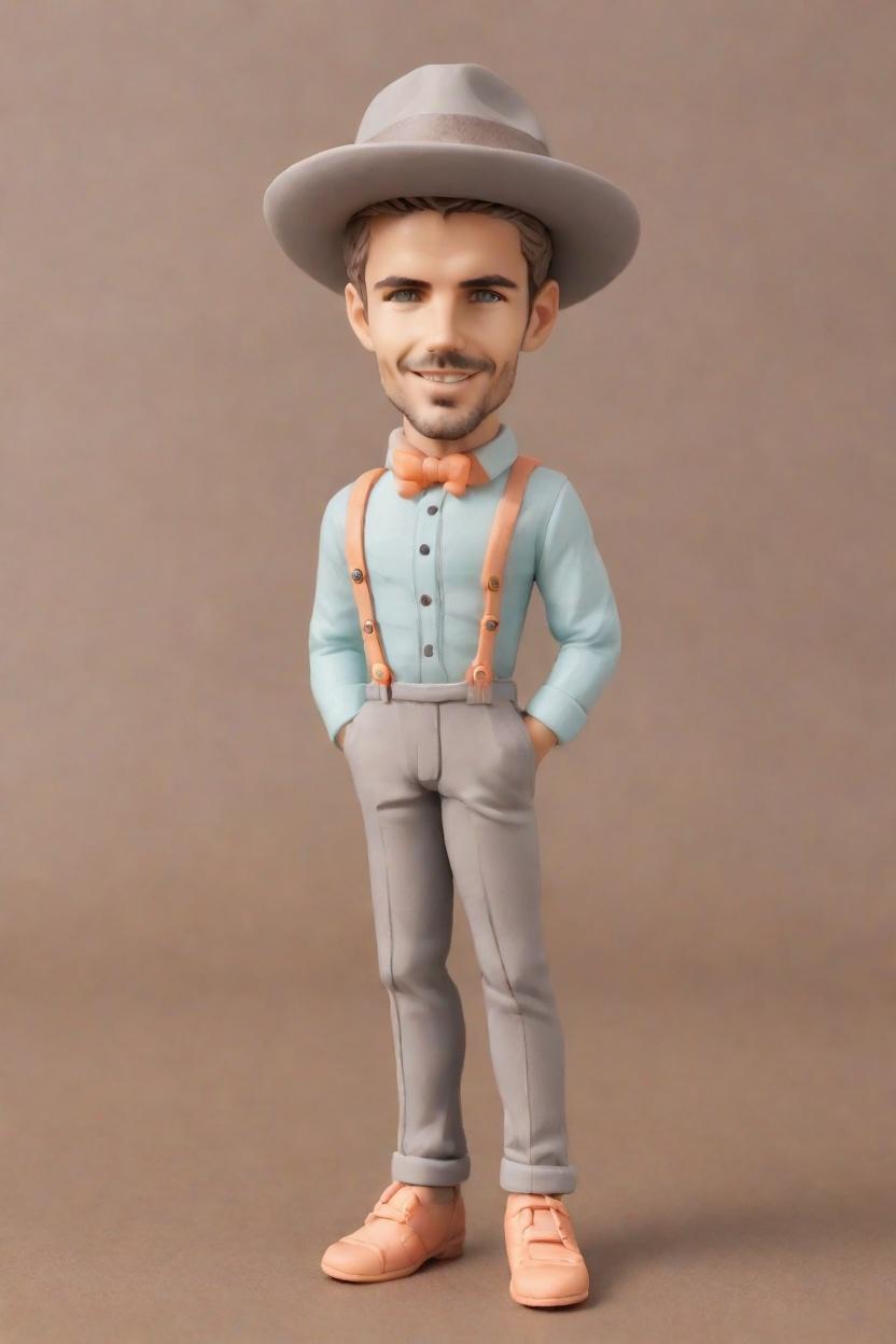 Custom Casual Swagger Bobblehead,He Just Created His Ultimate Swagger Bobblehead!