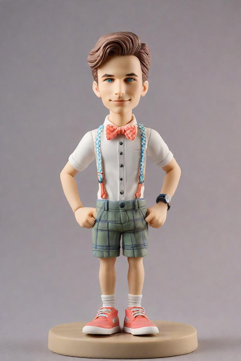 Custom Anniversary Playful Bobblehead,John Just Created His Own Wink-Worthy Bobblehead!