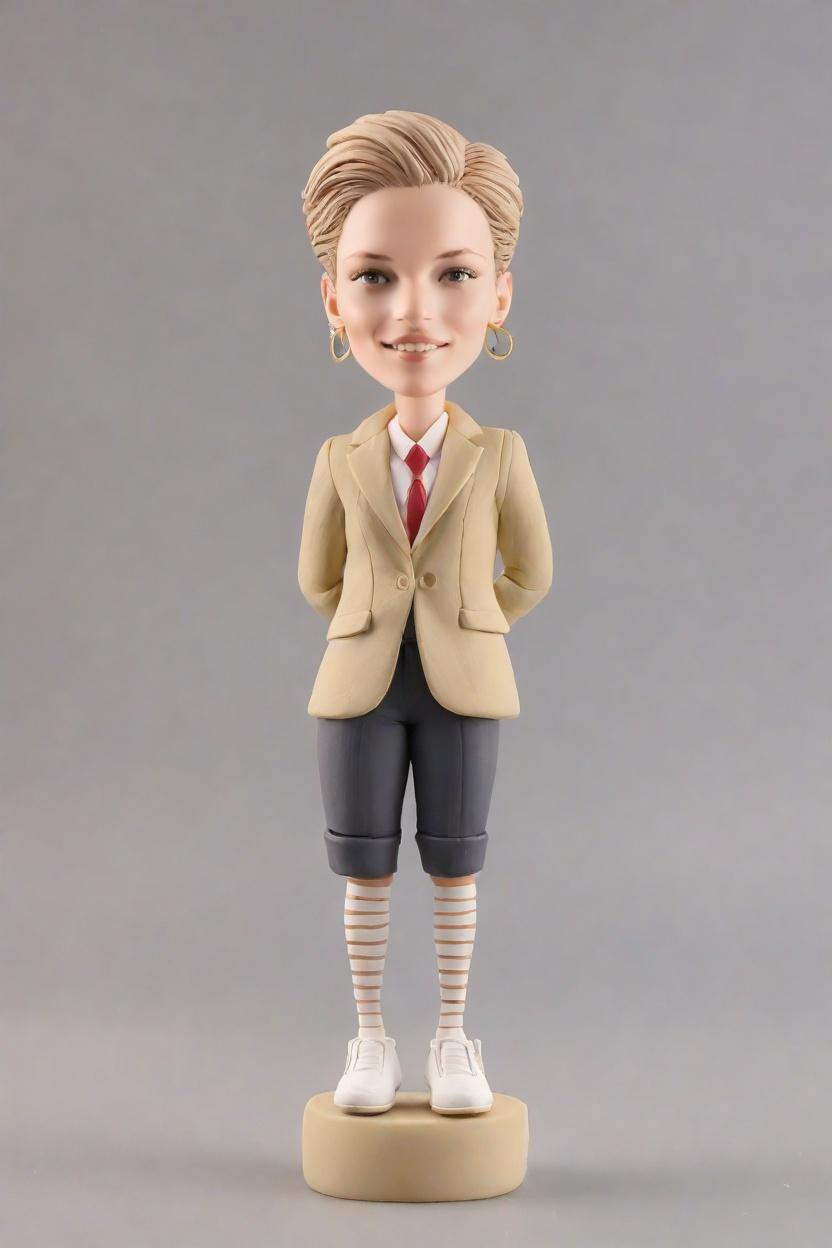 #BobbleheadGoals: A Chic Blazer and Tutu Story That's Trending,From Desk to Display: How a Bobblehead Turned 5 Years into a Fashion Statement