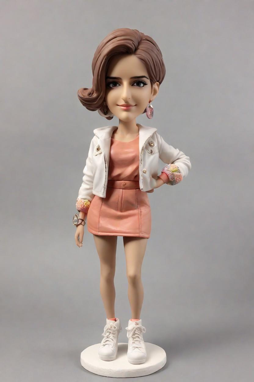 Custom Anniversary Cheeky Bobblehead,She Created Her Cheeky Anniversary Bobblehead Doll!