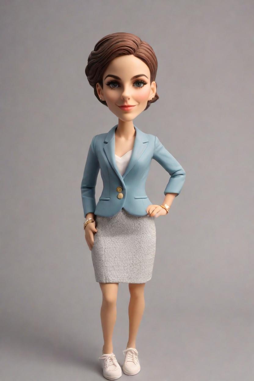 Discovering the Trend: Chic Executive Bobblehead Dolls Take Over Desks,Meet the New Desk Staple: My Custom Bobblehead Doll in a Power Suit