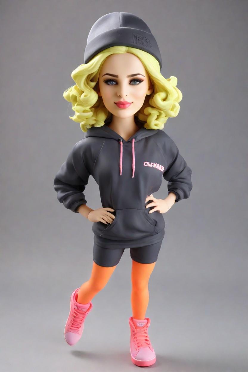 Custom Sports Star Productive Bobblehead,She Just Created Her Own Bobblehead Doll and It's Lit!