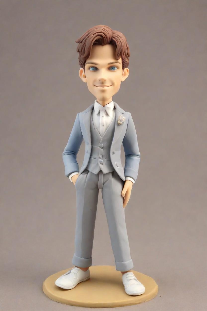 custom Leadership Recognition Tuxedo Bobblehead,John Shares His Bold Make Your Own Bobblehead Doll