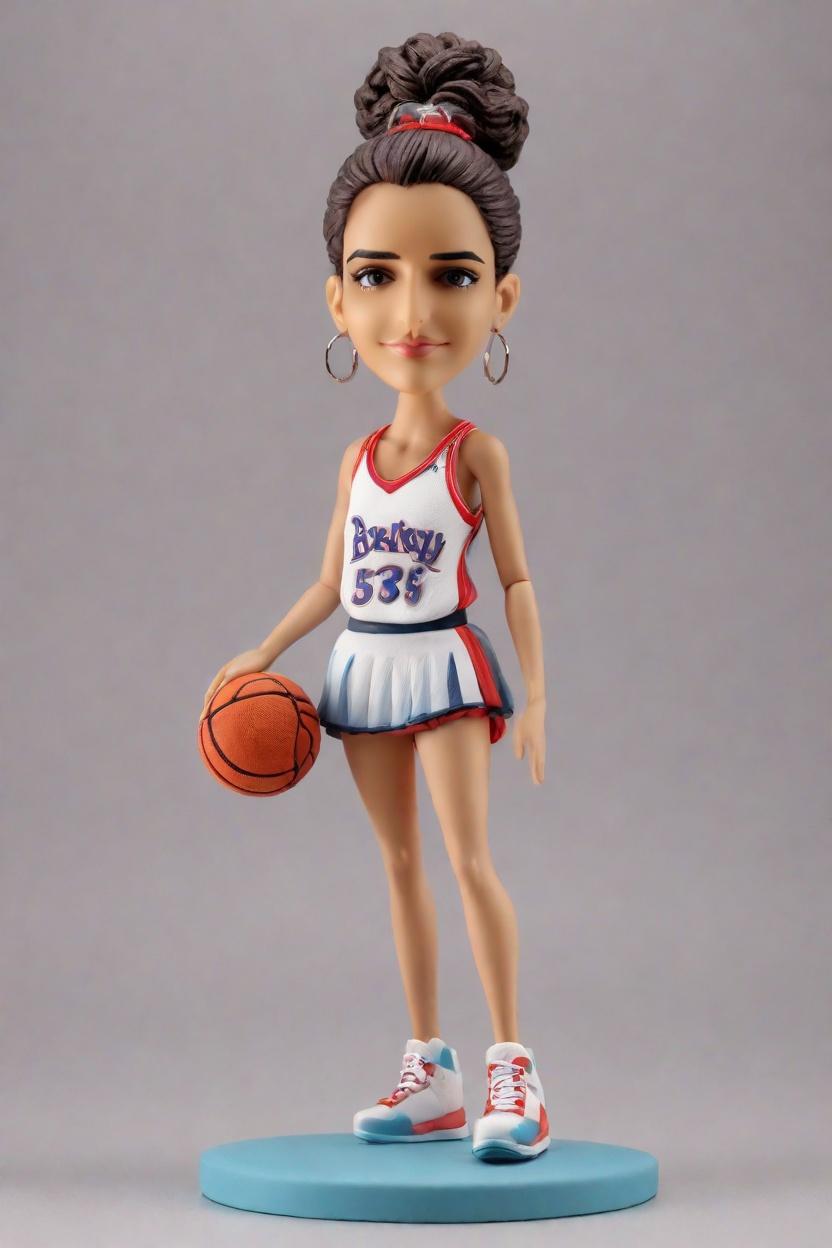 Custom Sporty Chic Bobblehead,She Created Her Sporty Bobblehead Doll!