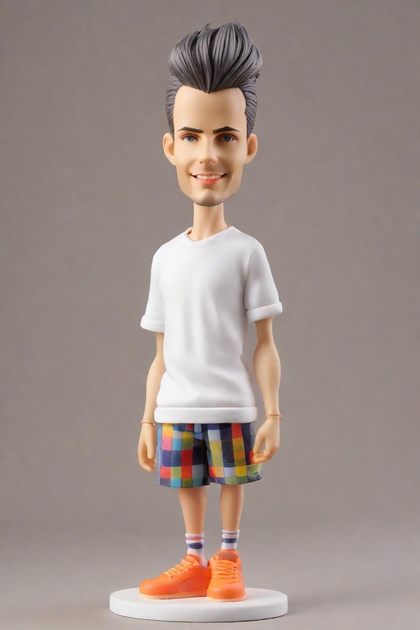Custom Sports Celebration Bobblehead,He Made His Own Bobblehead Doll! 🏀🎉