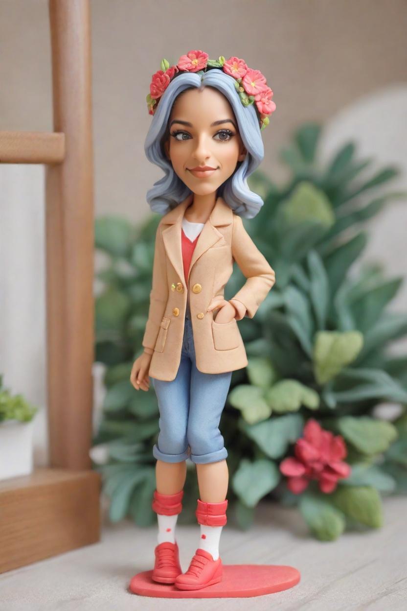custom Garden Chic Bobblehead,She's Got a Secret: Create Your Own Cheeky Bobblehead