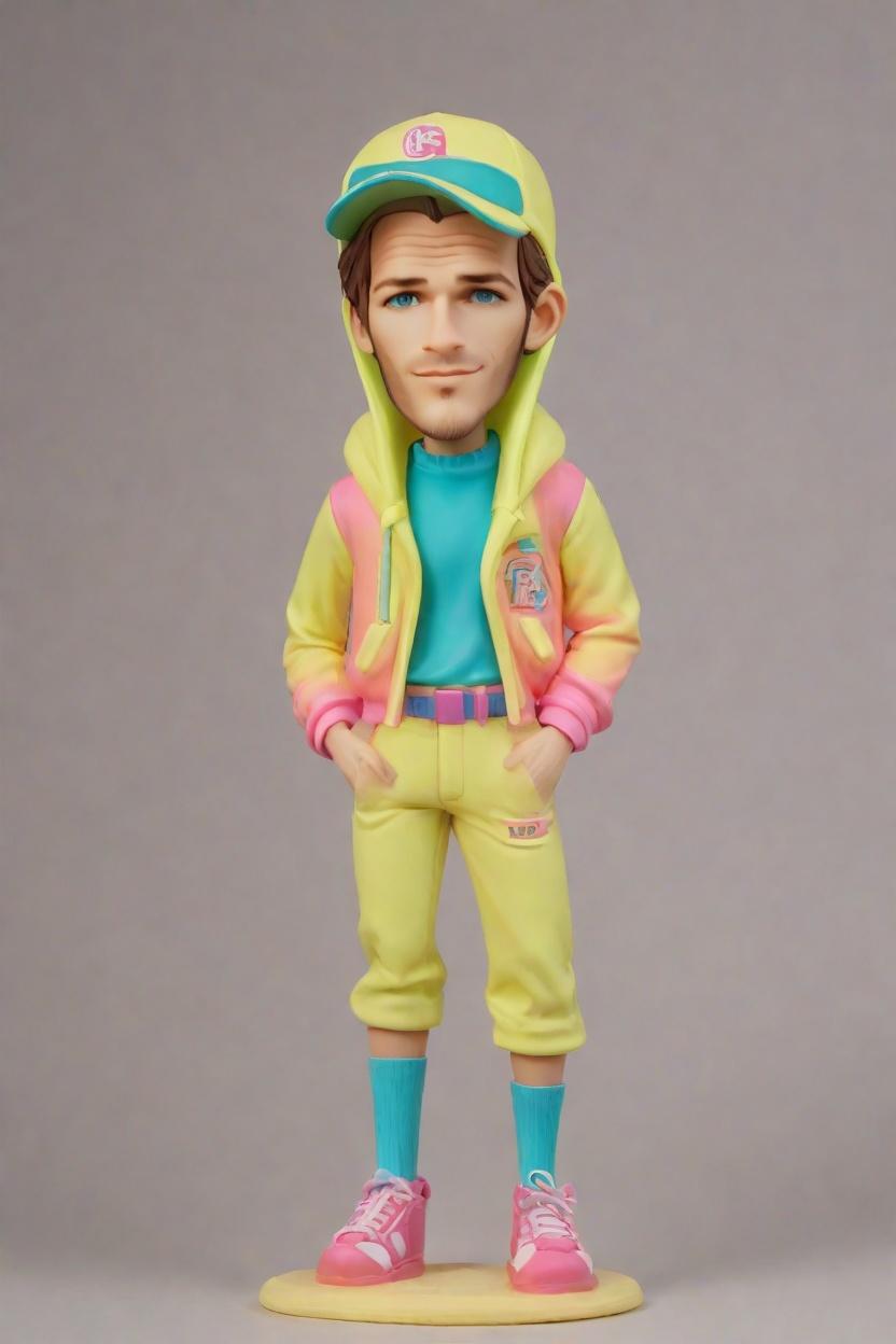Custom Sporty Fun Bobblehead,He Just Created His Sporty Bobblehead! 🏀