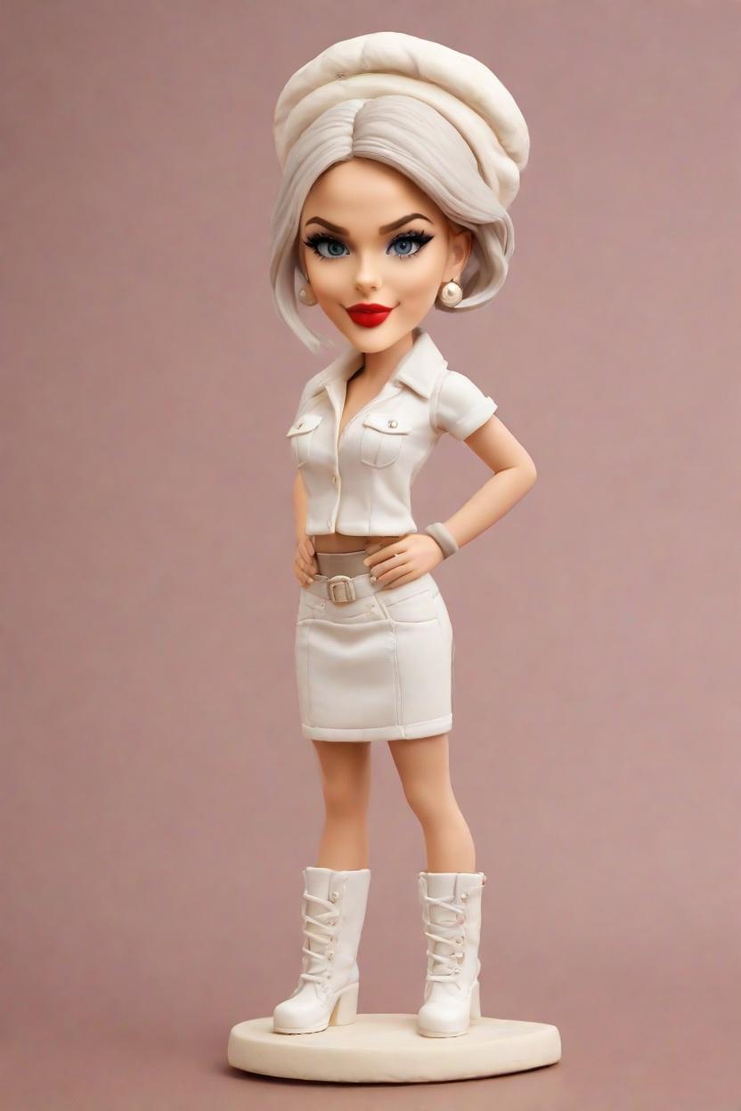 Custom Police Chic Bobblehead,She's Unveiling Her Own Bobblehead Look-Alike!